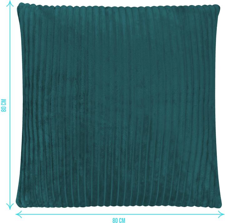 Produktbild Aspero 2 Kissenbezüge aus Streifen-Flanell 80x80 cm Pilar - 9047 (Kopfkissenbezug, 80 x 80 cm)