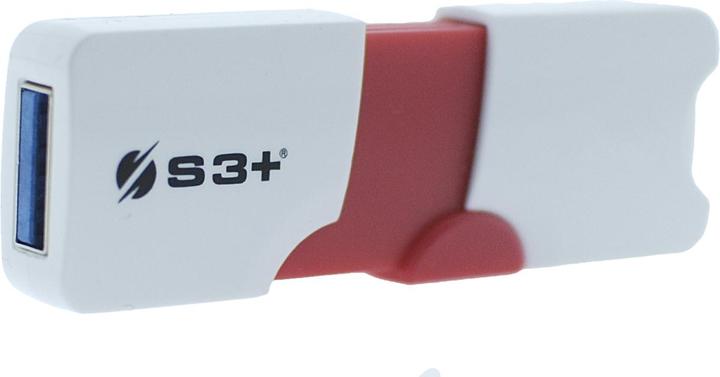 Produktbild S3Plus S3+ Space + E1 USB-Flash-Laufwerk 32 GB USB Typ A 3.0 Rot, Weiss (32 GB, USB-A)