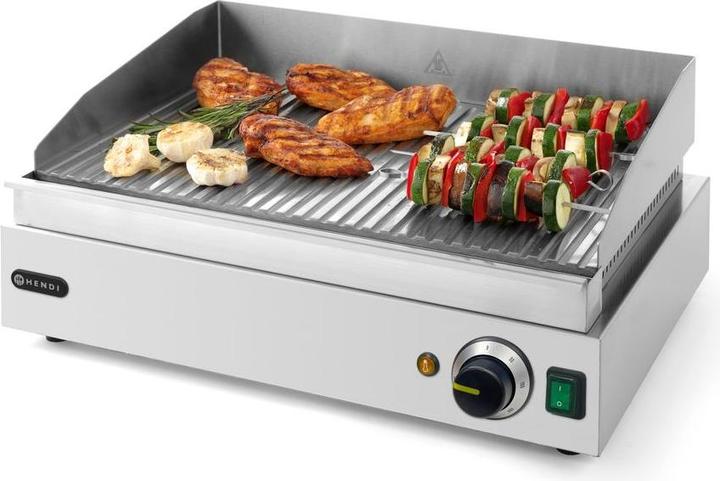 Produktbild Hendi Grillplatte Profi Line gerillt 230V 2400W (2.40 kW)