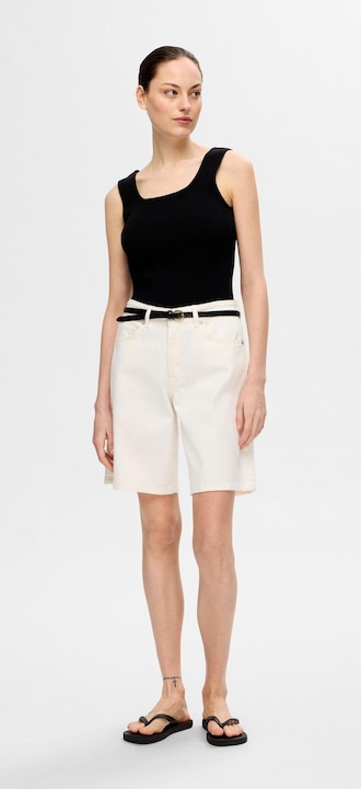 Actual product image Selected Femme Ribbed tank top (XL)