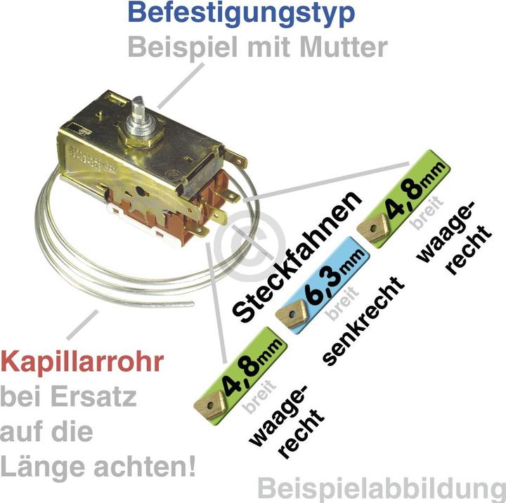 Produktbild Ranco Thermostat VB107 K50-H1107 Universal zur Wasserkühlung