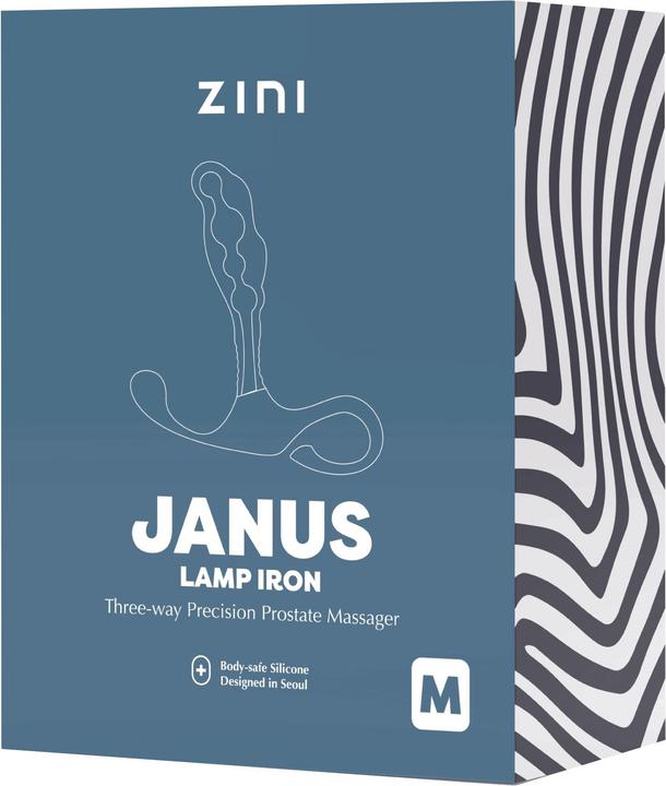 Actual product image Zini Janus Lamp Iron, Three Way Precision Prostate Massager (Medium)