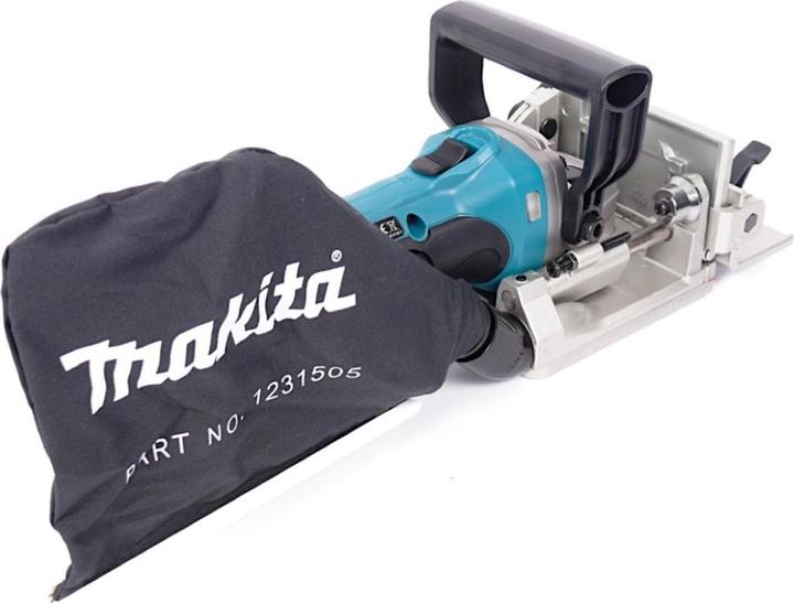 Actual product image Makita BPJ 180 RFJ Battery Grooving Machine 18V + 2x Battery 3,0Ah + Quick Charger + Makpac
