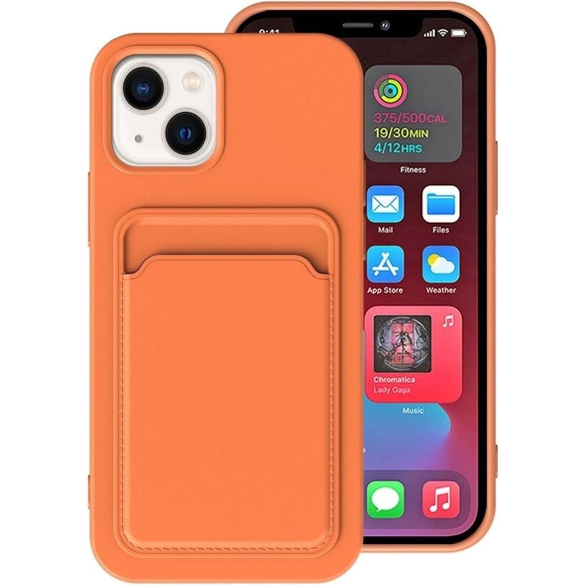 König Design Hülle Handy Schutz für Apple iPhone 14 Serie Case Cover Bumper Kartenfach Etuis (Apple iPhone 14 Plus), Sma...