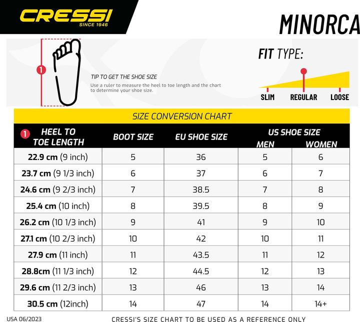Actual product image Cressi Minorca (XXL)