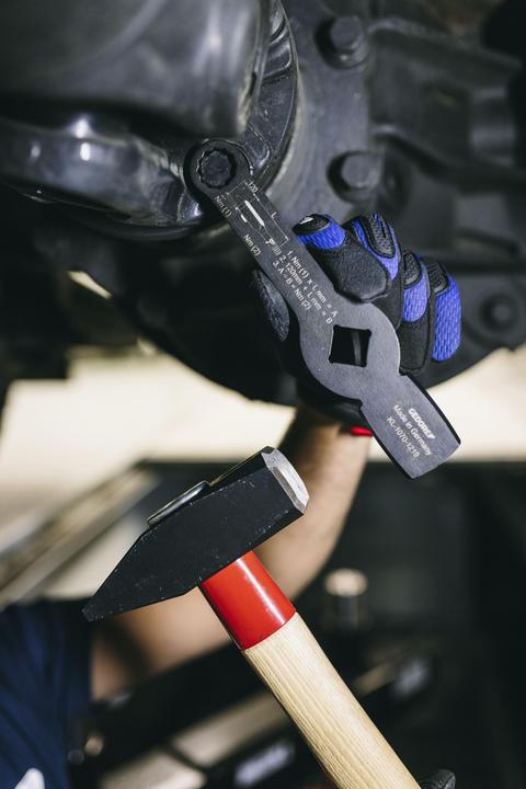 Produktbild Gedore 600 H-100 Schlosserhammer ROTBAND-PLUS mit Hickorystiel, 100 g (100 g)