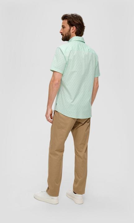 Produktbild s.Oliver Hemd Slim: Kurzarmhemd aus Baumwollstretch (M)