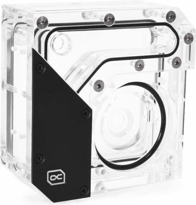 Actual product image Alphacool Rise Flat Reservoir D5 expansion tank