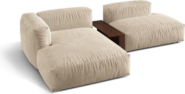 Actual product image Micadoni Modular Left Corner Sofa, "Martina", 2 Seats, 292x176x75 Made in Europe (Corner sofa, Modular sofa)