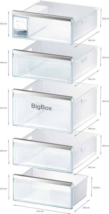 Image du produit Bosch Hausgeräte GSN54AWDV (Autonome, 328 l)