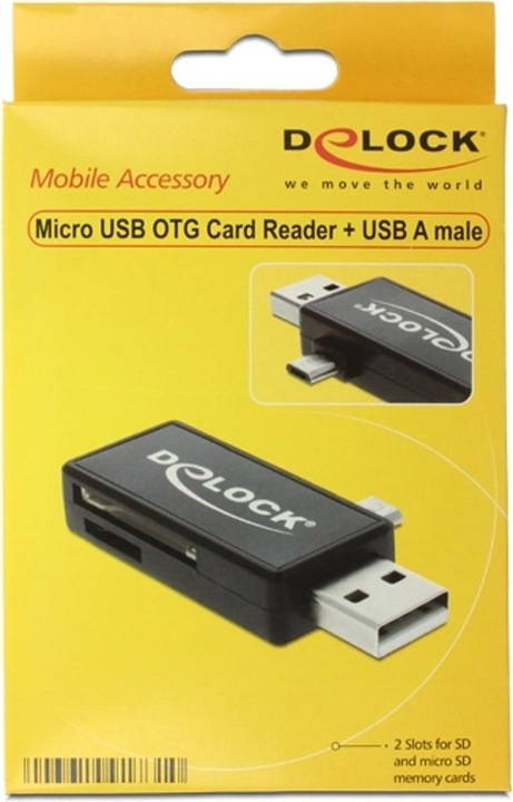 Immagine prodotto Delock Lettore di schede Micro USB OTG 91731 (Micro USB)