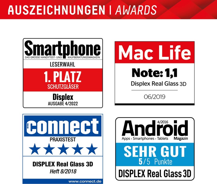 Produktbild Displex Real Glass, Full Cover Panzerglas (1 Stück, Samsung Galaxy S24 Ultra)