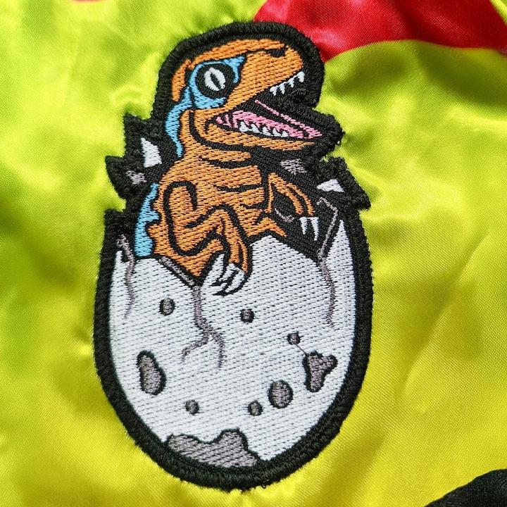 Produktbild 8Weapons Muay Thai Shorts Jurassic Grün/Rot XL (XL)