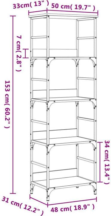 Produktbild VidaXL Ford (50 x 33 x 153 cm)