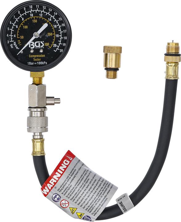 Actual product image BGS Kompressionstester M12 + M14