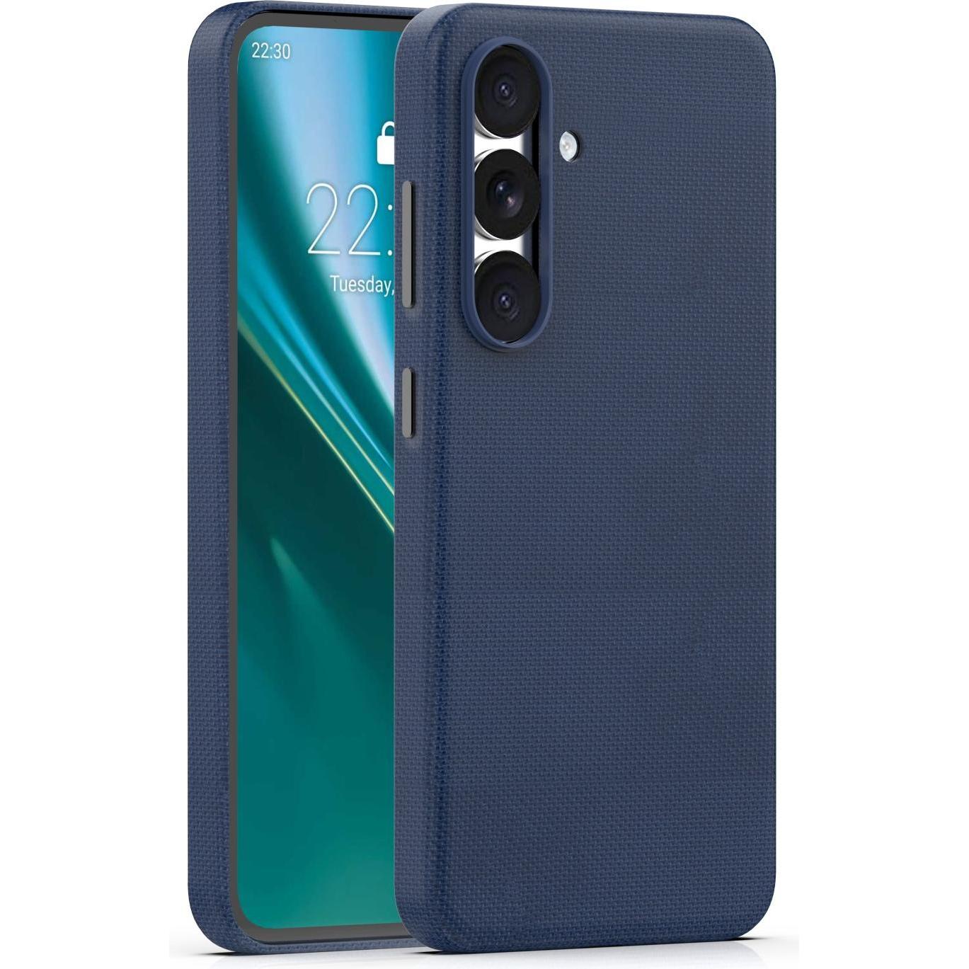 Etteri Elegant Mag case for Samsung S25 dark blue (Samsung Galaxy S25), Cover smartphone, Blu