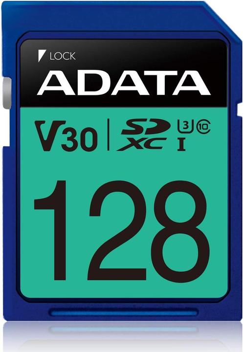 Productafbeelding Adata Premier Pro - Flashgeheugenkaart - 128 GB (128 GB, SDXC, U3, UHS-I)