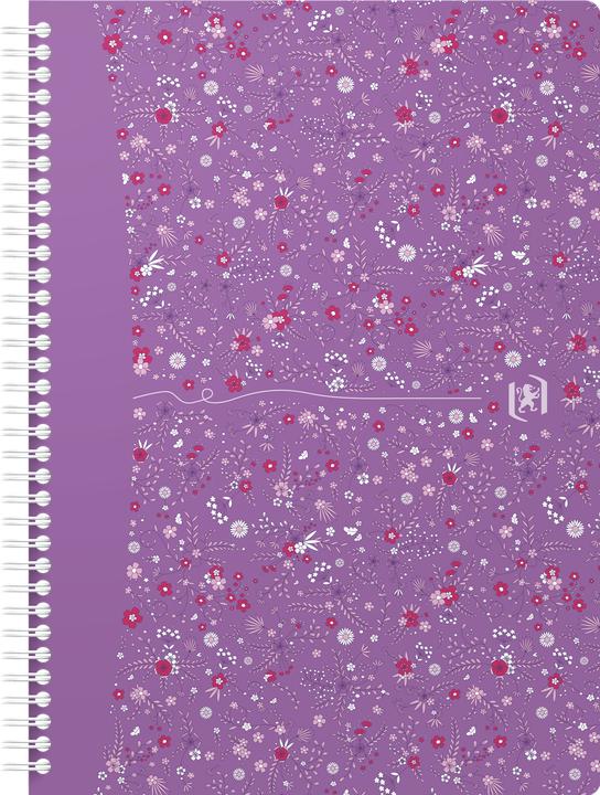 Produktbild Oxford FORME FLORAL - Spiralbuch (B5, Kariert, Harter Einband)