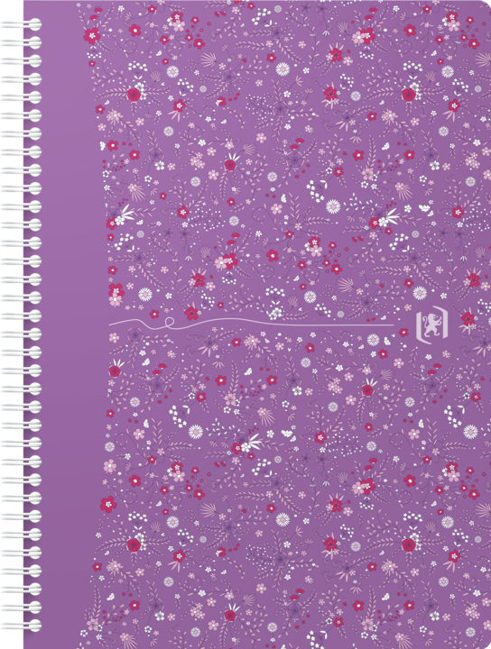 Produktbild Oxford FORME FLORAL - Spiralbuch (B5, Liniert, Harter Einband)