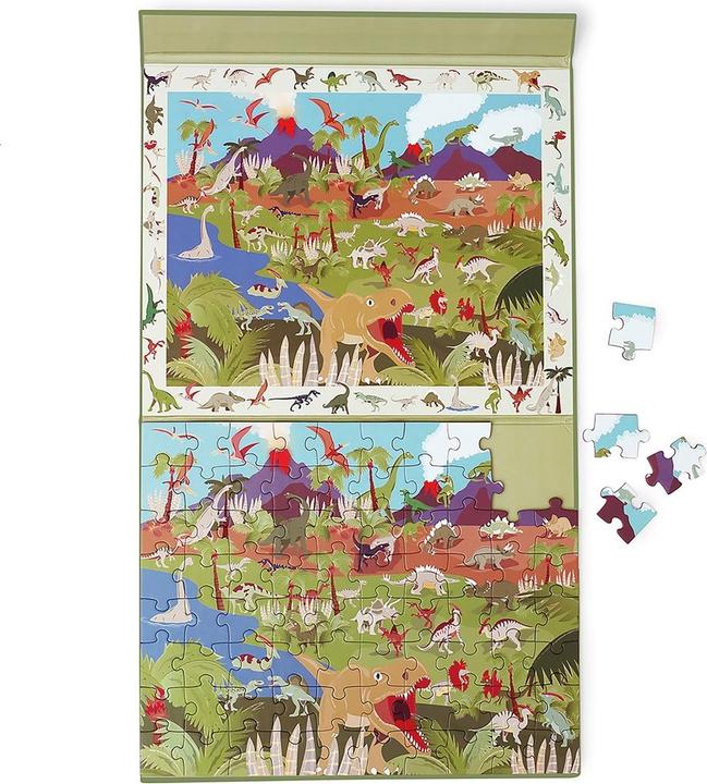 Produktbild Scratch Magnet Puzzle Dinosaurier gross (80 Teile)