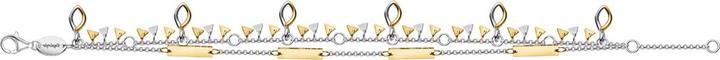 Produktbild Engelsrufer Boho Triangle Armband-Fusskette (28 cm, Edelstahl)