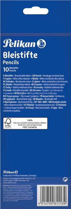 Produktbild Pelikan 811132 Buntstift (e) (Weich, 10 x)