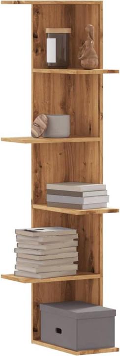 Immagine prodotto VidaXL Scaffale a muro ad angolo (36,5 x 36,5 x 140 cm)