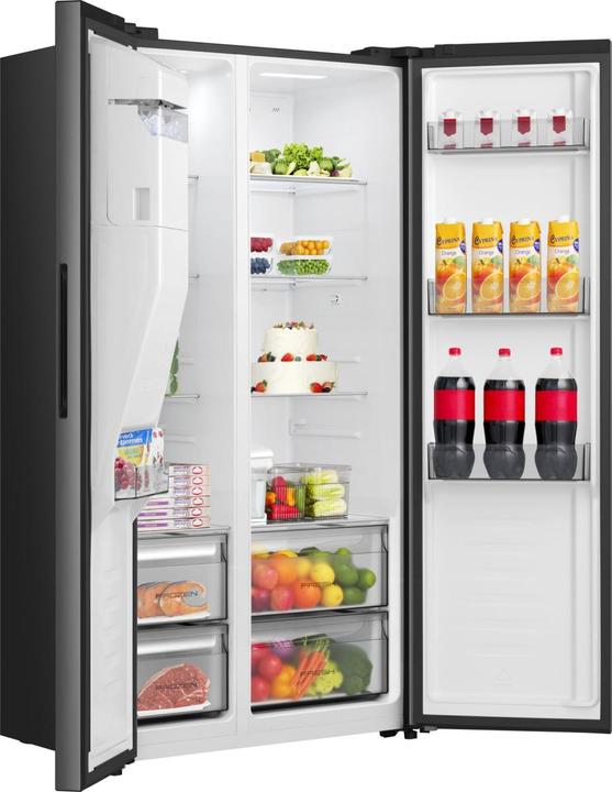 Actual product image Hisense Sideb RS 5P528 STFE E black (528 l)