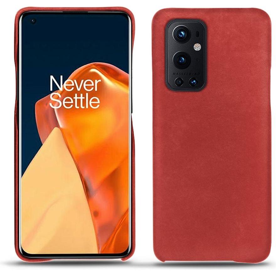 Noreve Lederschutzhülle (OnePlus 9 Pro), Smartphone Hülle, Rot