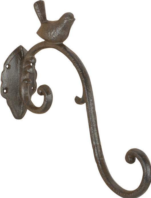 Actual product image Esschert Design Wandhaken mit Vogel 24 cm, Braun