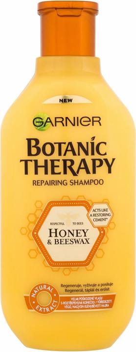 Produktbild Garnier Botanic Therapy Repairing Shampoo mit Honig und Propolis für sehr geschädigtes Haar Volumen 400 ml (400 ml, Flüssiges Shampoo)