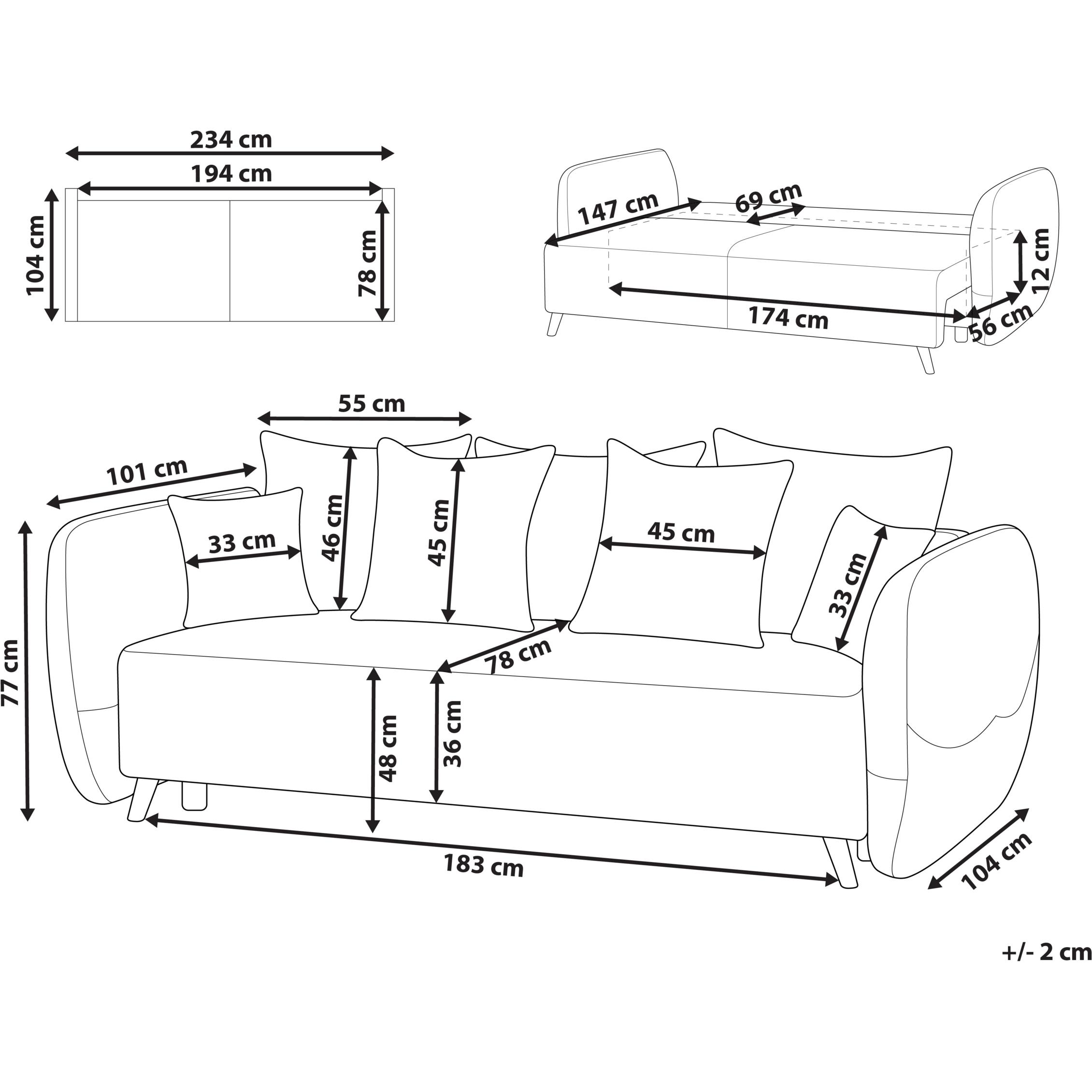 Thumbnail - Beliani, Sofa, Vallanes