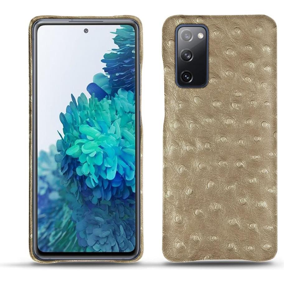 Thumbnail - Noreve Lederschutzhülle (Samsung Galaxy S20 FE), Smartphone Hülle, Beige