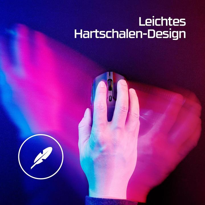 Productafbeelding HyperX Pulsefire Haste 2 - Draadloze Gaming Muis (Zwart) (Bedraad, Draadloze)