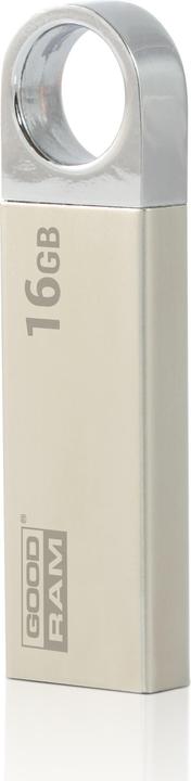 Produktbild Goodram 16GB USB 2.0 - 16 GB - USB Typ-A - 2.0 - 20 MB/s - Drehring - Schwarz - Silber (16 GB, USB-A)