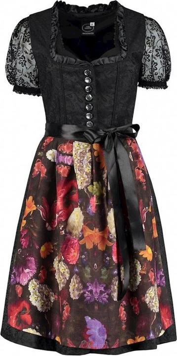 Produktbild Haus Huberts Dirndl Schürze Blumenmuster (40)