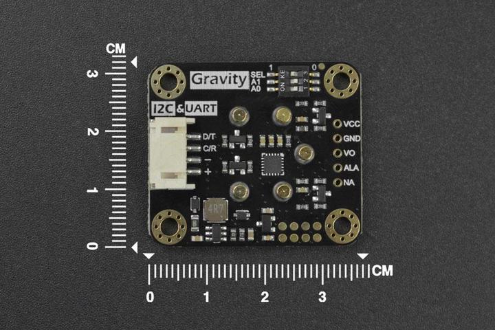 Actual product image DFRobot Gravity NO2 nitrogen dioxide sensor I2C and UART