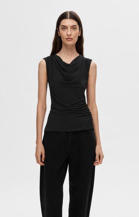 Image du produit Selected Femme Haut froncé sans manches (L)