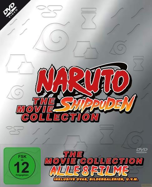 Naruto Shippuden - La collezione di film (8 DVD) (DVD, 2022, Tedesco)