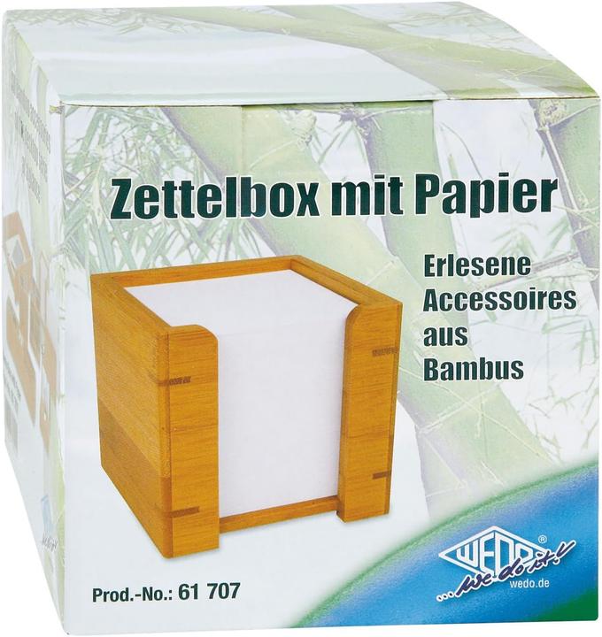Actual product image Wedo Slip box with 900 sheets of paper (105 x 103 mm)