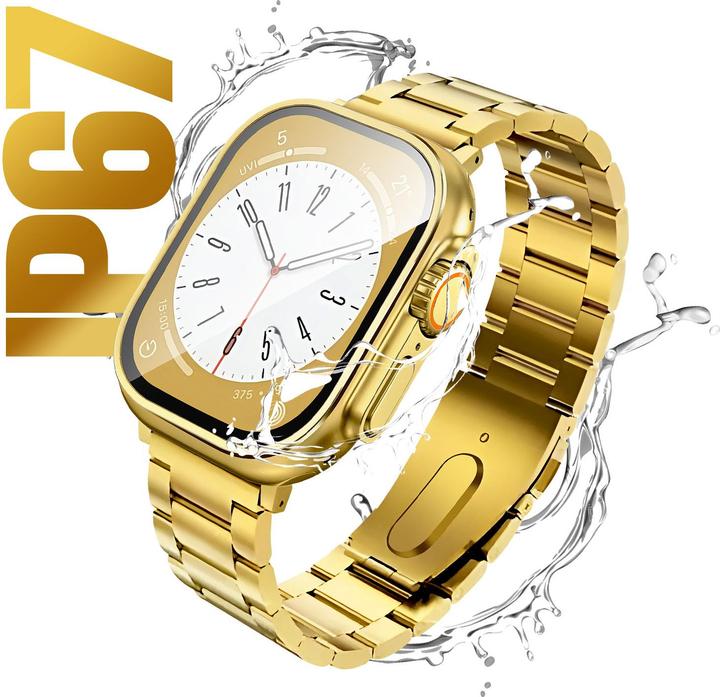 Actual product image Hoco Other Computer Accessory smartwatch Y12 Ultra smart sports watch (call version) light gold (26 mm)