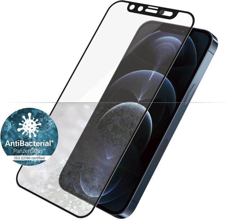 Actual product image PanzerGlass Case Friendly Black AB (1 Piece, Apple iPhone 12 Pro Max)