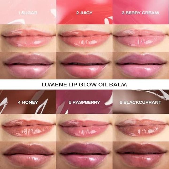 Actual product image Lumene Lip Glow Oil Balm With Oil 5 Raspberry 10ml (10 ml)