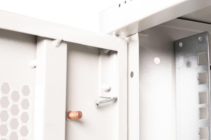 Produktbild Digitus 19" 9HE Wandgehäuse, SOHO PRO perforierte Tür, 460 x 540 x 400 mm, grau (10.86 HE, 19 Zoll Rack)