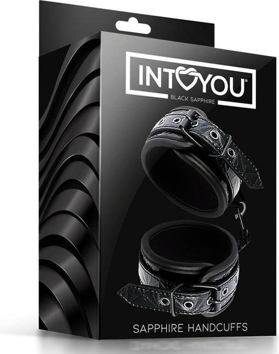 Produktbild Black Sapphire Verstellbare Handschellen Sapphire Kunstleder (Veganes Leder)