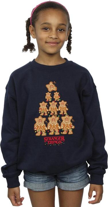 Produktbild Netflix Stranger Things Gingerbread Sweatshirt Mädchen (152, 158)