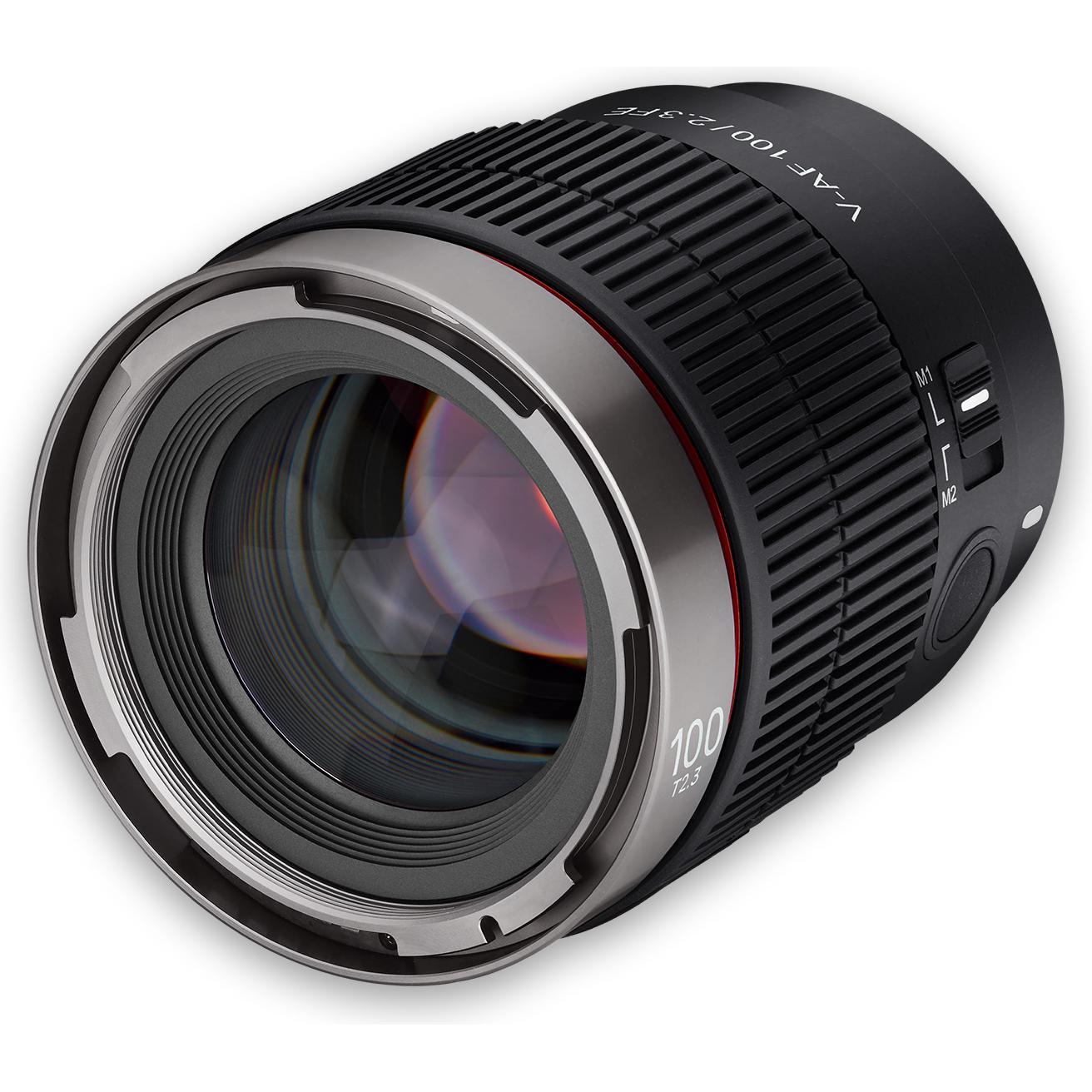 Samyang V-AF 100mm T2.3, Sony E (Sony E, Vollformat), Objektiv, Schwarz