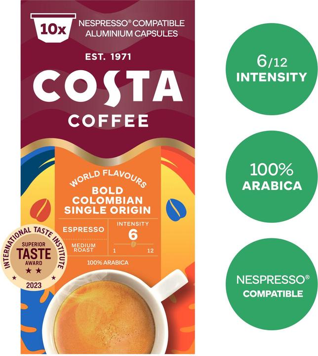 Produktbild Costa Coffee Colombian Espresso (100 x Port.)