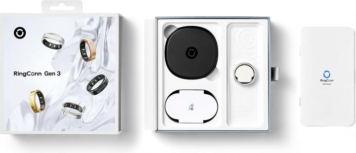 Produktbild RingConn Smart Ring Gen 3 (10, Brushed Silver)