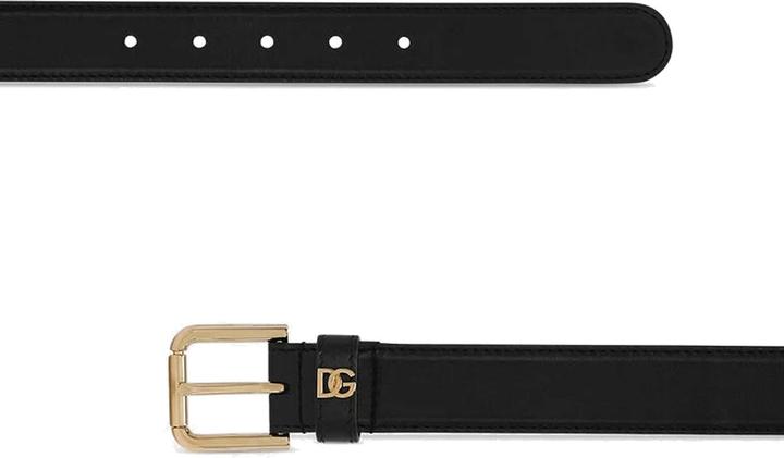 Produktbild Dolce & Gabbana Leather Logo Belt